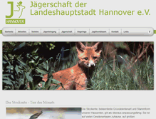 Tablet Screenshot of jaeger-hannover.de